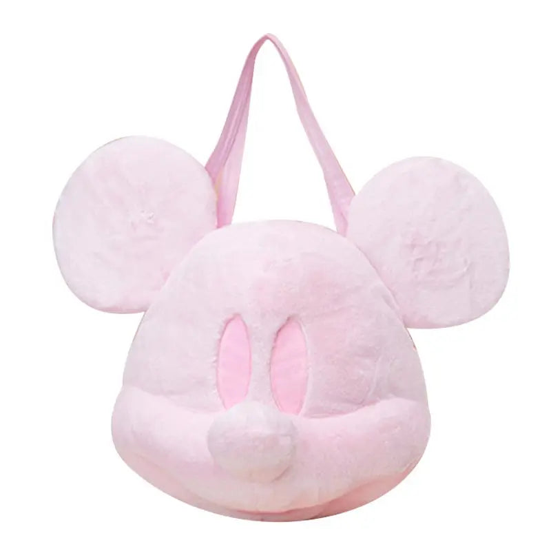 Mickey Big Head Bag Single Shoulder Bag Cartoon Mickey Toys Girlfriend Kawaii Surprise Christmas Birthday Gifts