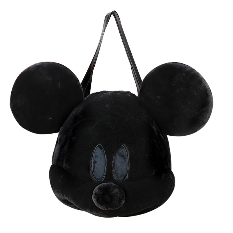 Mickey Big Head Bag Single Shoulder Bag Cartoon Mickey Toys Girlfriend Kawaii Surprise Christmas Birthday Gifts