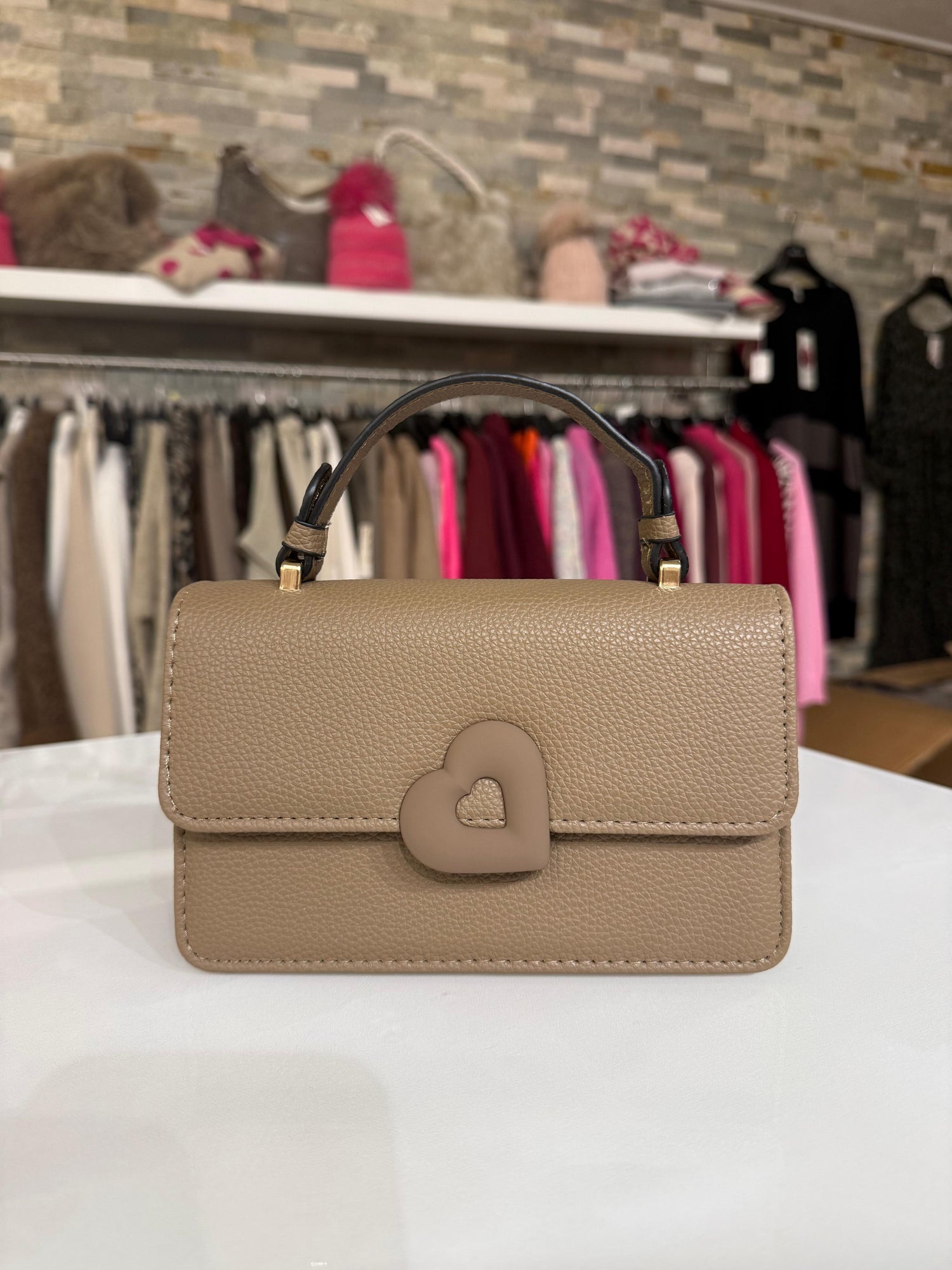 Mini-Tasche Herz Detail - Lalu-boutique