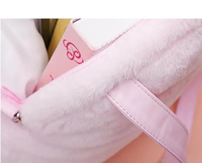 Mickey Big Head Bag Single Shoulder Bag Cartoon Mickey Toys Girlfriend Kawaii Surprise Christmas Birthday Gifts